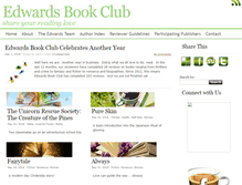 Tablet Screenshot of edwardsbookclub.com